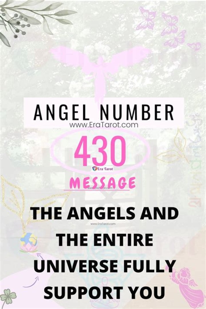 Angel Number 430 Meaning And Significance