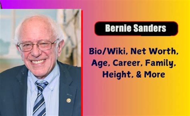 Bernie Sanders - Bio, Net Worth, Height