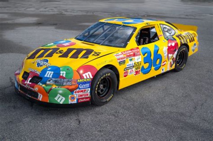 Ken Schrader's yellow and blue debut. | NASCAR