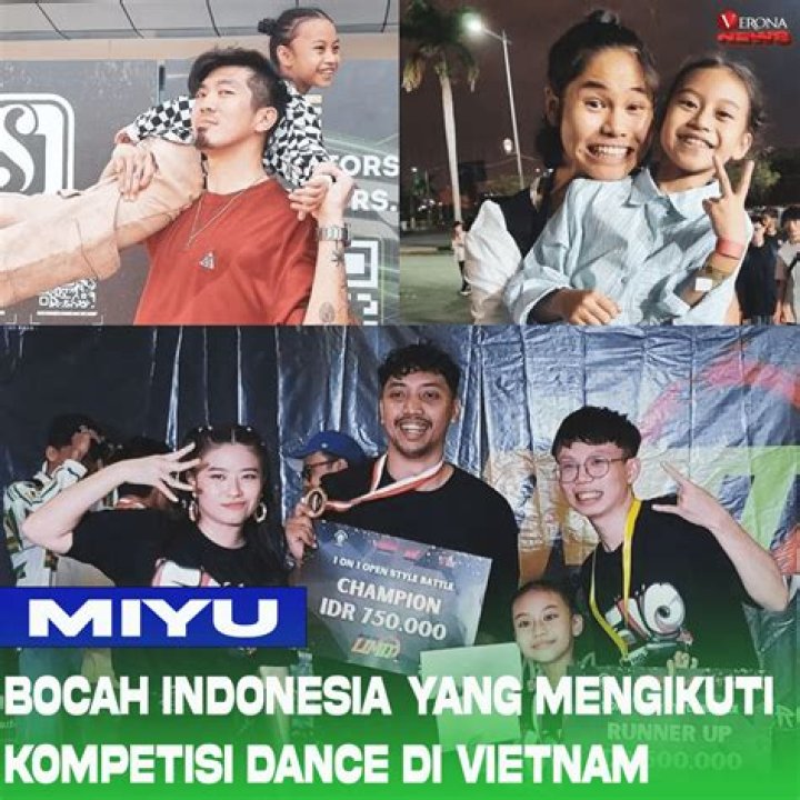 Viral Miyu Bocah 9 Tahun Ikut Kompetisi Dance di Vietnam, Ternyata Ini Cita-citanya